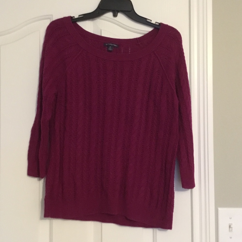 American Eagle cable knit sweater